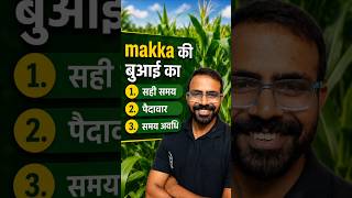 मक्का की लेट बुवाई करनी है या जल्दी? 🌽 सही बीज चुनें और पैदावार बढ़ाएं! #shorts