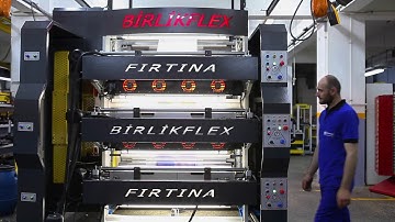 FIRTINA 6-1300 Stack Type Flexo Printing Machine