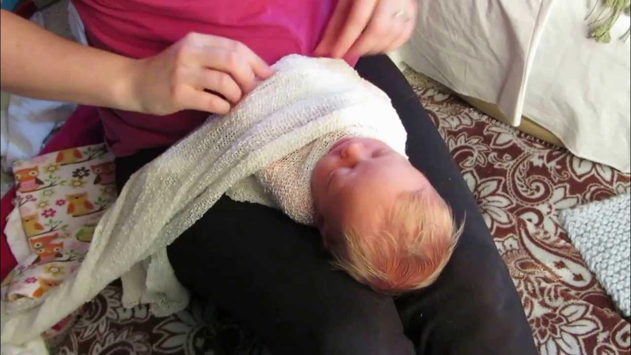 Newborn Photography Swaddle tutorial - YouTube
