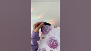 Envelope making💜 #papercraft #craft #card #asmr #bts #envelope #handmade #paper #purple #floral