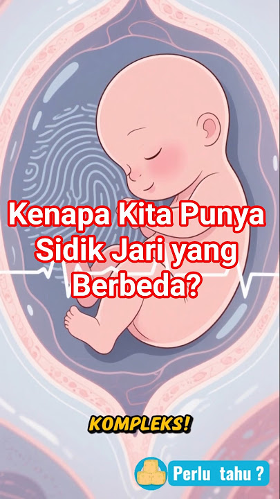 Kenapa Kita Punya Sidik Jari yang Berbeda? #fyi #faktaunik #perlutahu