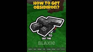 How To Get Obisidiron Ingot? 99 Nights In The Forest