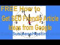 How to Get SEO Friendly Article Ideas from Google Itself by BusyBusinessPromotions com