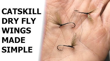 4 Wood Duck Wing Mounting Methods - TFTTR - EP4 - Catskill Dry Fly