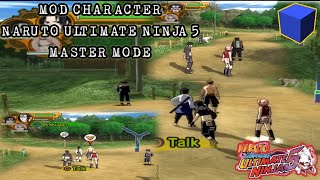 CARA MOD KARAKTER MASTER MODE DI NARUTO ULTIMATE NINJA 5 AETHERSX2 ANDROID screenshot 4