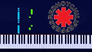 Video thumbnail of "Red Hot Chili Peppers - Can't Stop Piano Tutorial"