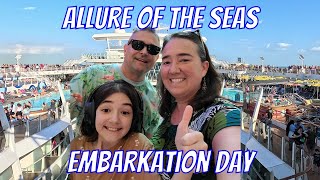 Embarkation Day! Royal Caribbean's Allure Of The Seas! All The Info And All The Fun! What A Ship!