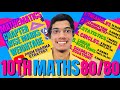 Score 80/80 Maths | Class 10 Maths Chapter Weightage 2023 | Class 10 Maths Blueprint
