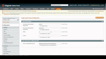 Configure Link - Magento to Sugar CRM