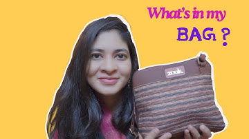What’s in my bag ? | zouk bags