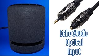 Amazon Echo Studio - Mini Optical Input - Use Your Echo Studio As A Soundbar