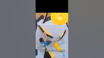 Only ONE climber out of 22 topped this boulder #climbingcompetition #worldcup