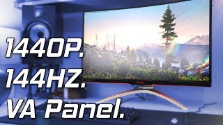 Aoc Agon Ag322qcx Review The 32 Inch 144hz 1440p Monitor Youtube