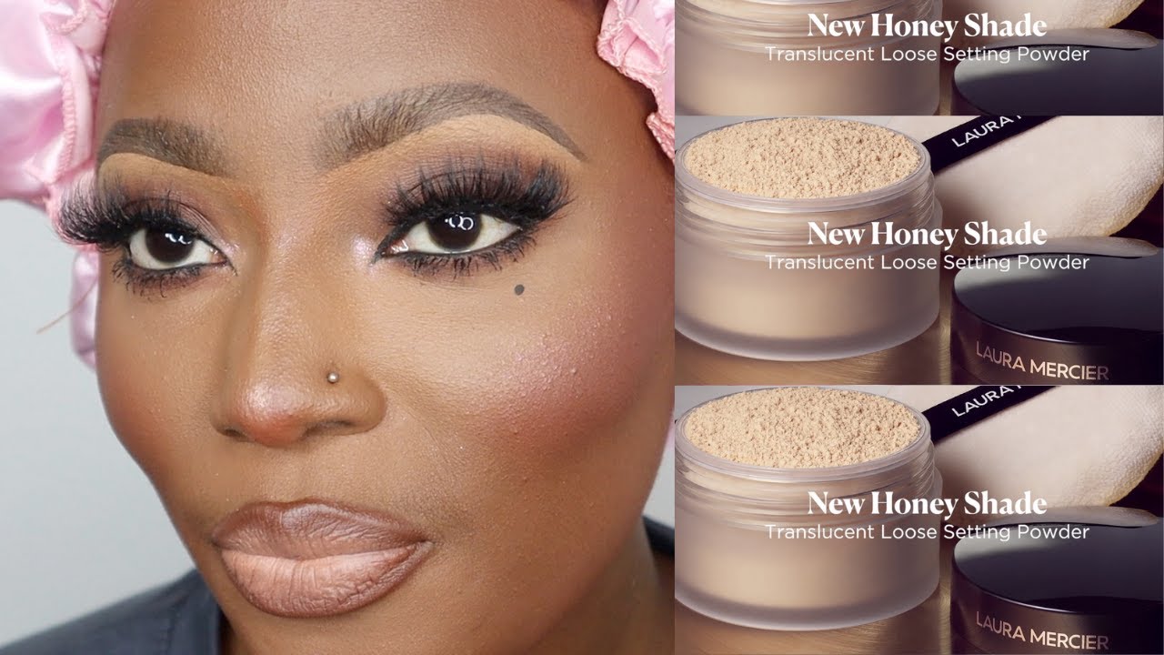 Новая полупрозрачная рассыпчатая фиксирующая пудра Laura Mercier Honey | Подходит для темной кожи...