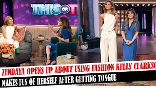 Zendaya Opens Up About Using Fashion Kelly Clarkson Makes Fun Of Herself After Getting Tongue