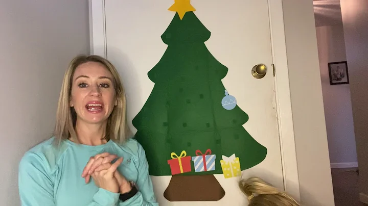 4FT DIY Felt Christmas Tree Set with 36pcs Ornaments