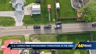ICE currently conducting Enforcement and Removal Operations in Vanderburgh County