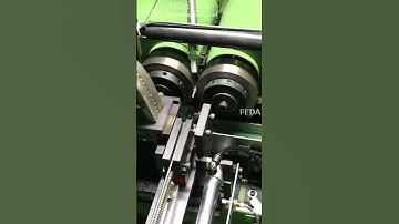 FD-3T thread rolling machine makes external threads of hardware parts.#machine #auto #engineering