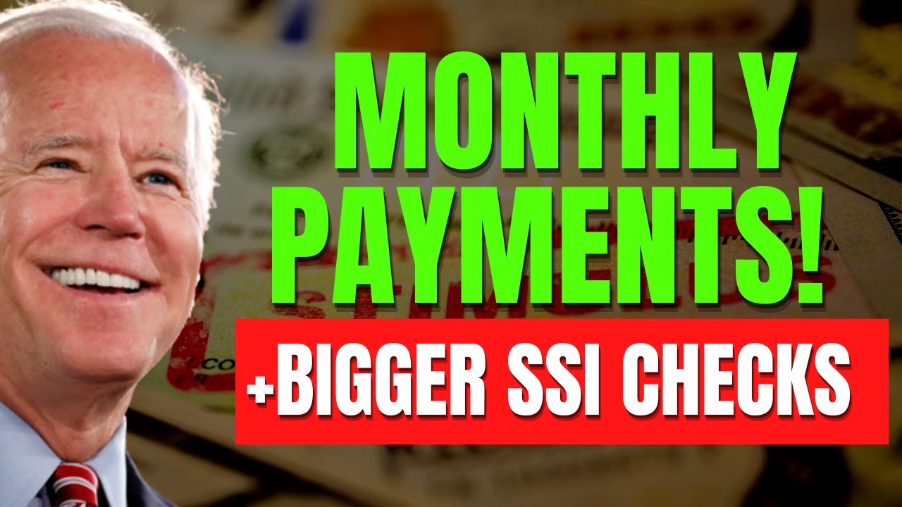 300 MONTHLY CTC STIMULUS PAYMENTS + INCREASED SSI PAYMENTS IN 10 DAYS