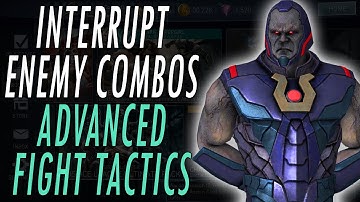 HOW TO INTERRUPT ENEMY COMBOS – ADVANCED FIGHT TACTICS ALL CHARACTERS HIGH DAMAGE INJUSTICE 2 MOBILE