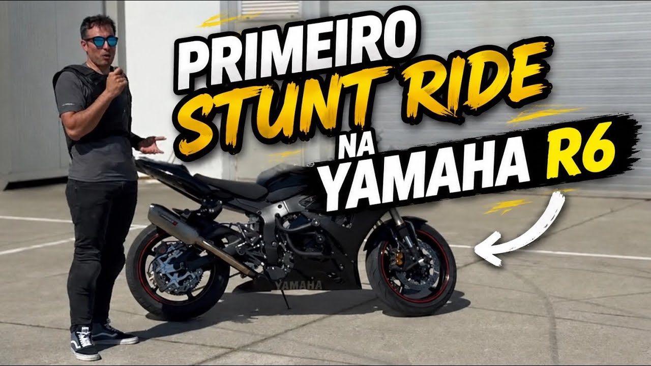 As minhas primeiras impressões na nova Yamaha R6 de Stunt! - YouTube
