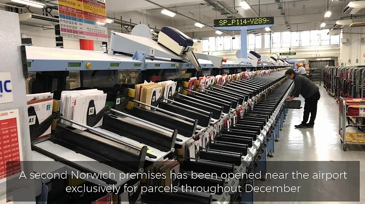 Watch: Royal Mail sorting centre during the busiest week of the year