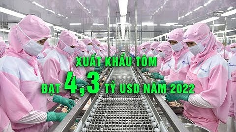 VASEP Highlight - T1/2023: Xuất khẩu tôm đạt 4,3 tỷ USD năm 2022