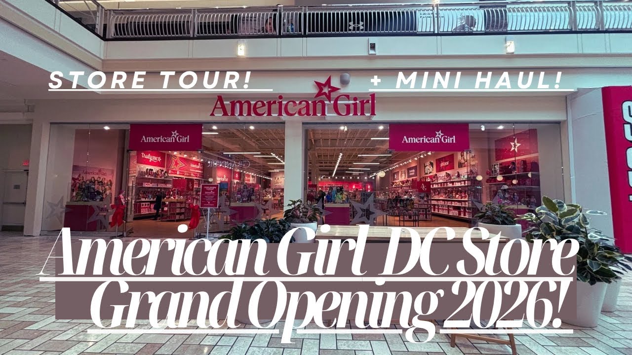 American Girl Washington D.C. Grand Opening Store Vlog 2026! + Mini Haul! | Adult Collector