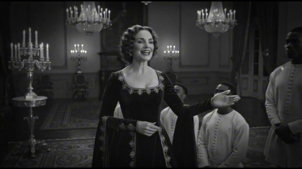 La Maîtresse qui aligna 10 esclaves devant ses invitées et leur dit 