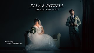 Ella & Rowell Wedding • Same Day Edit Video • Anime Theme