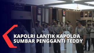 Kapolri Lantik Kapolda Sumbar Gantikan Irjen Teddy Minahasa #shorts