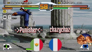 FT5 @svcsplus: - Punisher - (MX) vs chazychaz (FR) [SNK vs Capcom svc Fightcade] Apr 20