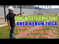 Eps 13 Ruang WTP Water Treatment Plant & lay Out Area Kebun Toga terdapat grass block & kran air
