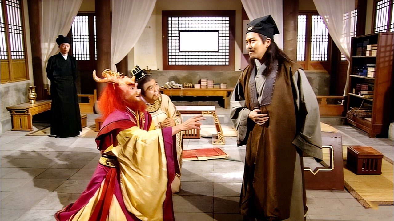 龍王為贏賭約私自更改降水量，怎料被神算子當場視頻，嚇得龍王跪地求饒。#劇情#西遊記#張衛健#陳浩民#孫悟空#仙俠