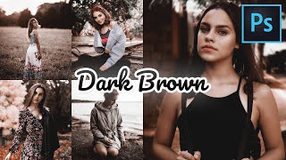 Dark Moody Brown Color Grading Effect in Photoshop | Photoshop Tutorial