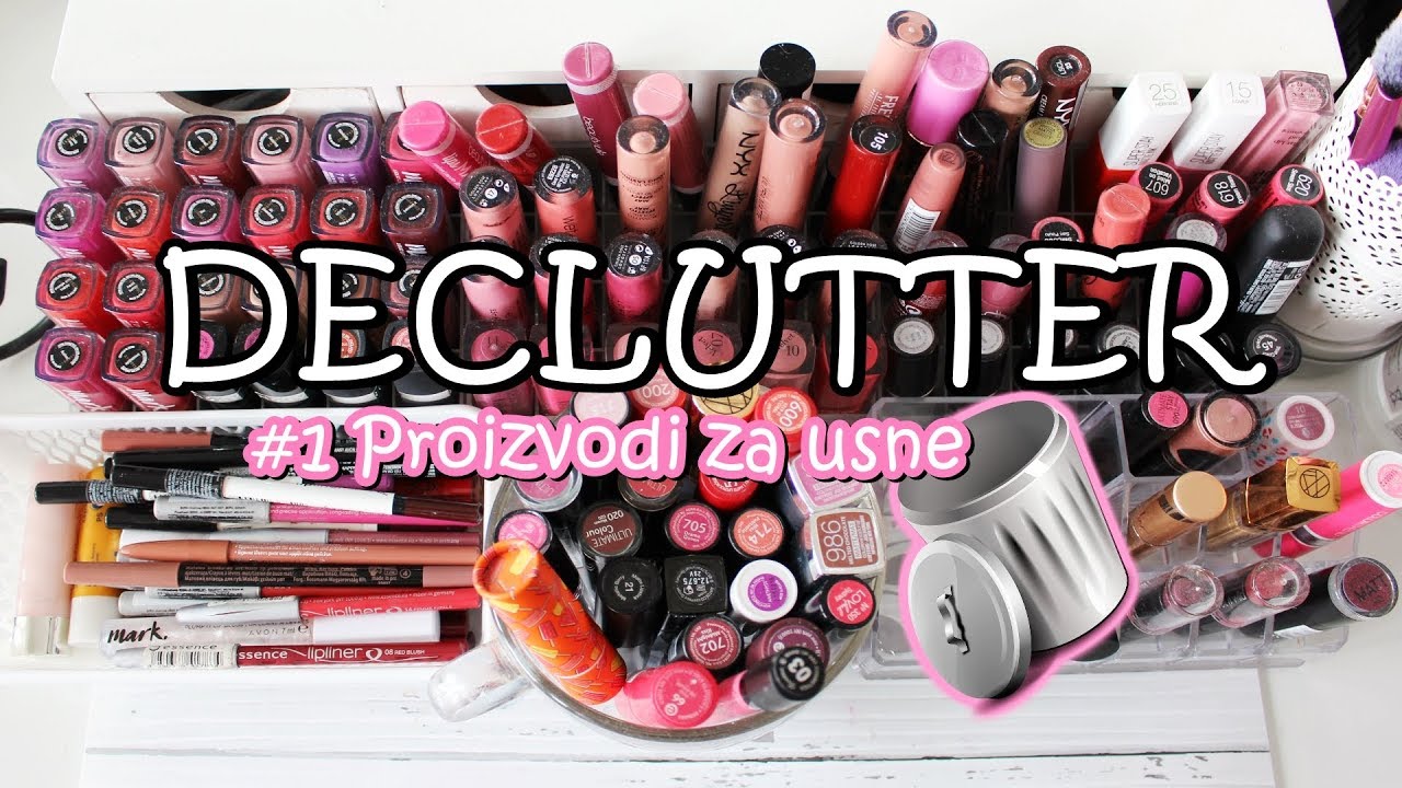 DECLUTTER 🗑️ - ruževi, sjajila i olovke za usne 💄