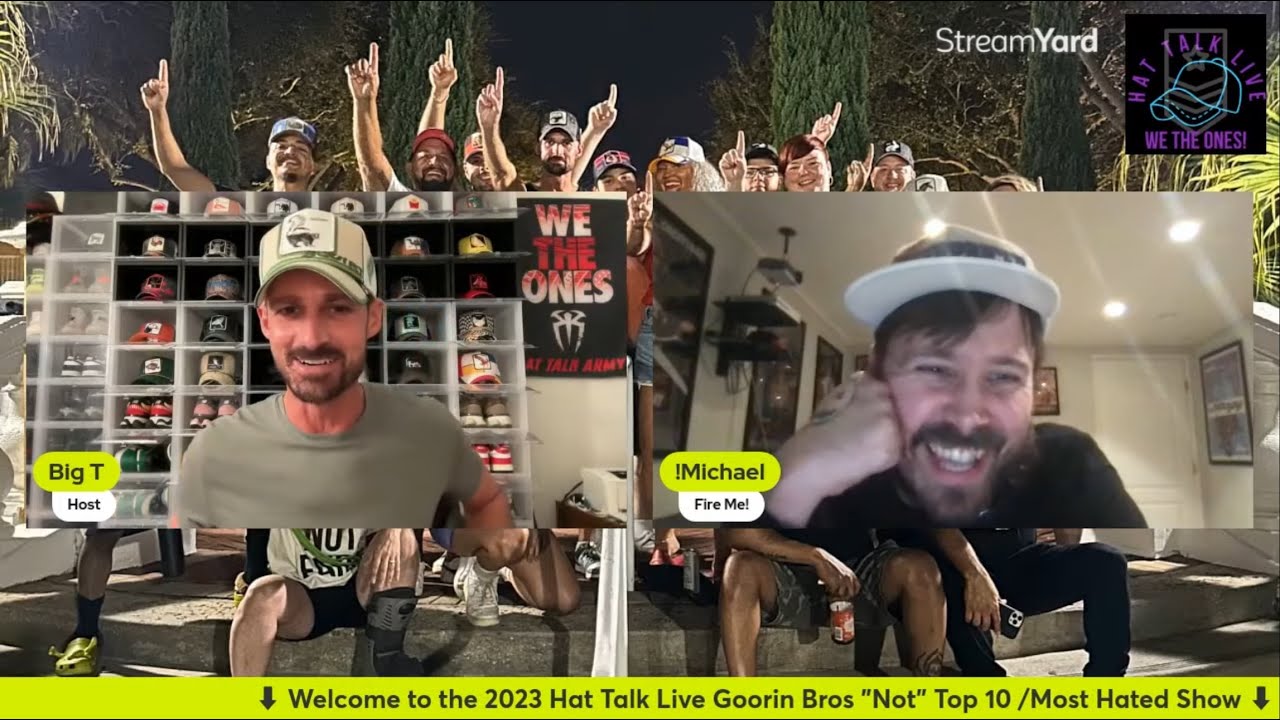 Hat Talk Live: Goorin Bros Friday Drop 2023 "Not" Top 10/Most Hated Show