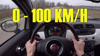 Fiat 500e Acceleration | 0-100 KM/H | Electric Abarth