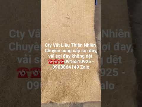 Video Vải sợi đay không dệt.www.baobo.com.vn - youtube
