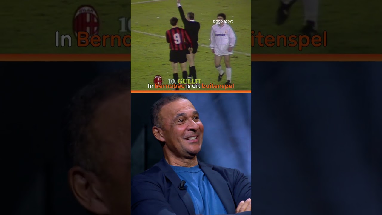 ‘In Bernabéu is dit buitenspel’ 😂 #ZiggoSport #TDP #TussendePalen #RuudGullit #ZSFinals