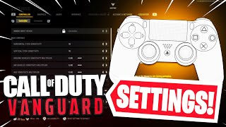 My Settings On Vanguard  Best Controller Settings vanguard Sensitivity U0026 Deadzone Settings