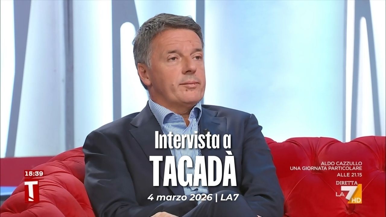 Matteo Renzi ospite a Tagadà con Tiziana Panella | 4/03/2026