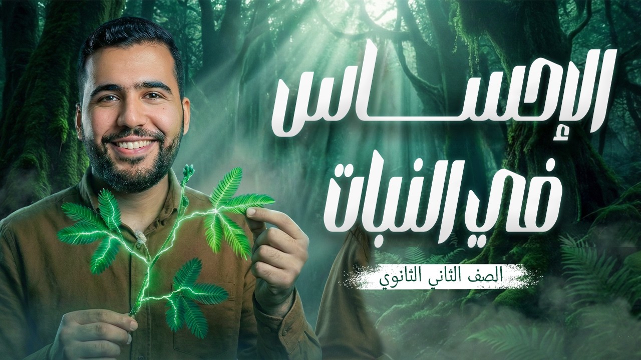 المحاضرة الرابعة من الأحياء الترم الثاني : الإحساس في النبات🍃🌻