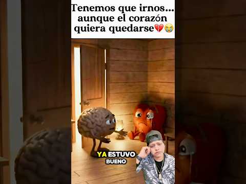Reflexión, aveces el corazón no se quiere irse 💔😭😭#reflexion #comedy #amor