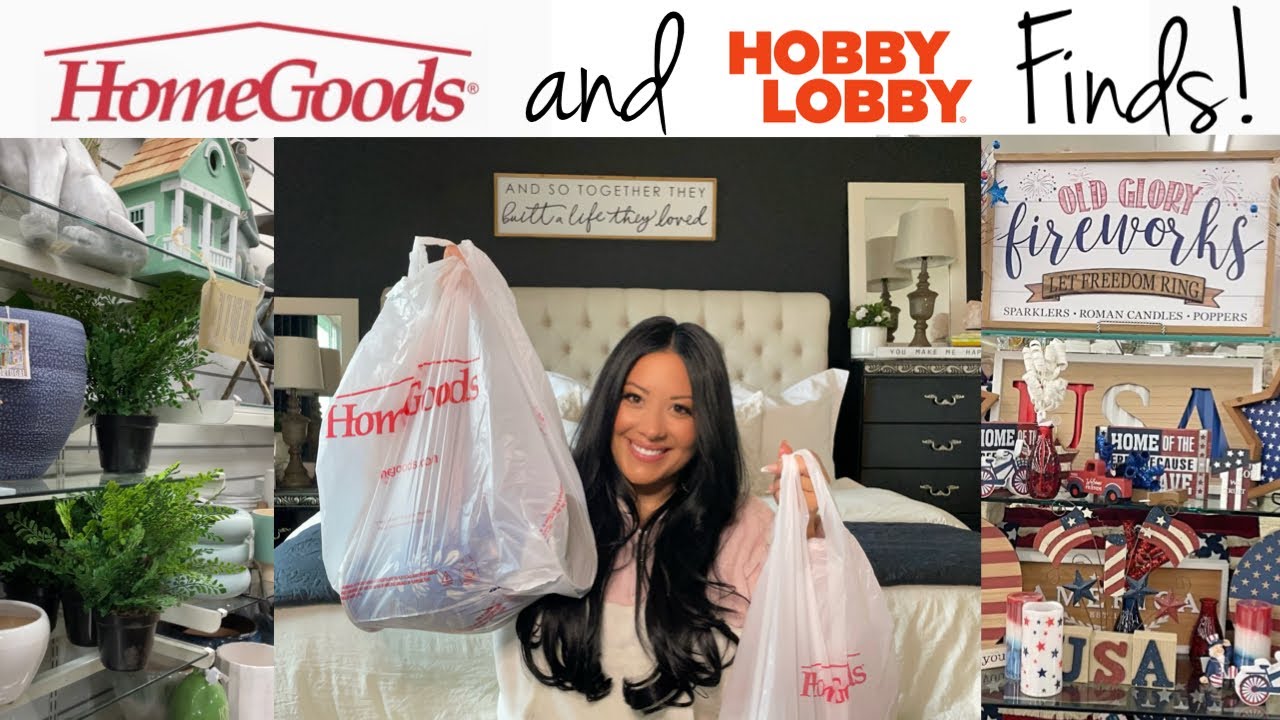 HAUL 2022 SUMMER DECOR | WHAT’S NEW AT HOBBY LOBBY | HOMEGOODS SHOP