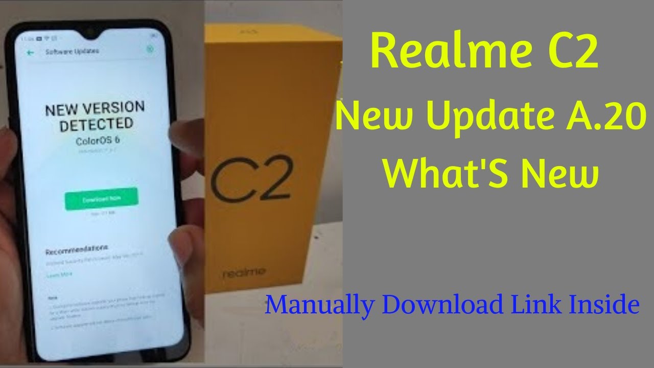 Realme C2 New Update | Realme C2 Update| Realme C2 ColorOs 7 Update | Coloros 7 Update | Realme C2