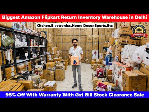 Biggest Amazon Flipkart Warehouse Delhi | 95% Off On Electronics, Kitchen,Fmcg,Orphan| Box Deals