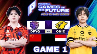 Game 1 Onic Vs Dian Feng Yao Guai Games Of The Future 2025 Onic Vs Dfyg