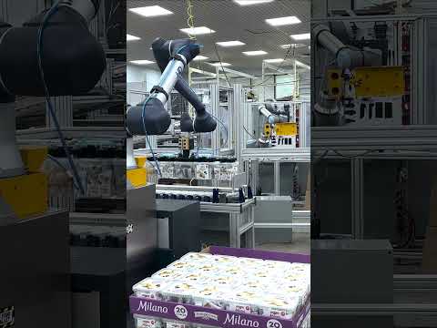 Don't crush the cases! PalletizHD has the sensitivity to pick soft packages for display-ready stacks