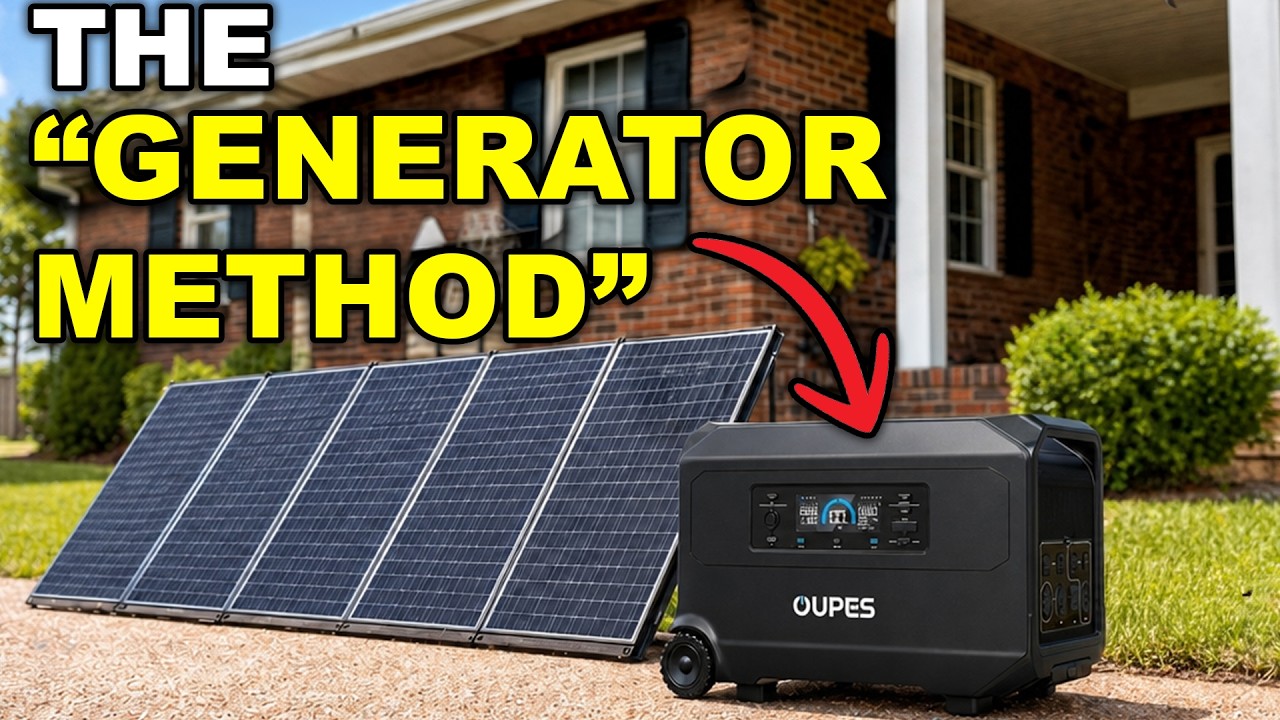 I Solar Powered My House for Cheap Heres How!